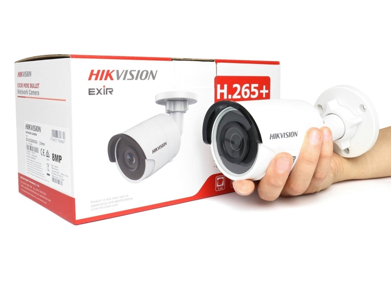 Kamera tubowa IP Hikvision DS-2CD2085FWD-I (2,8mm) 8Mpix; IR30; IP67.